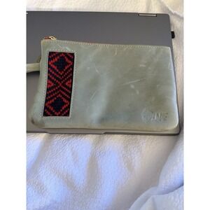 Zaaf Lome Leather Wristlet Wallet Very Nice B9